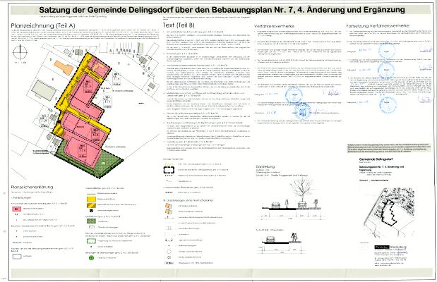 Planzeichnung 7 4. Änderung und Ergänzung
